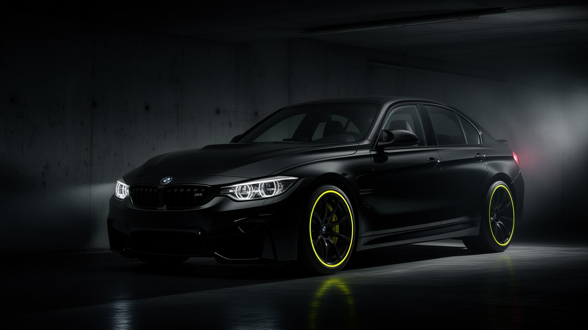BMW in the Pi Motorsport workshop